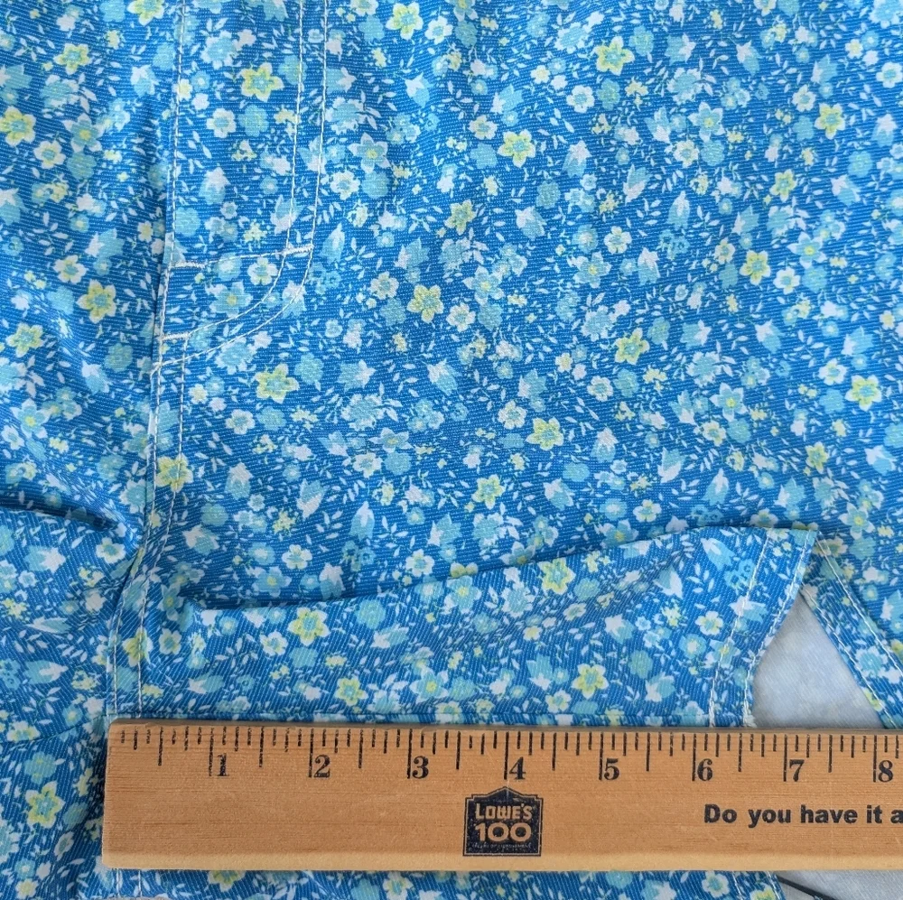 Johnnie-O Men's Riptide Blue Tyndall Floral Graphic Print Swim Trunks Size XL